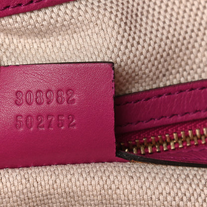 Gucci Vernice Naplack Medium Soho Chain Shoulder Bag Bright Bouganville 7 of 9