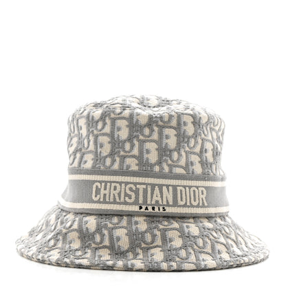 Christian Dior Oblique Bucket Hat 59 Grey 3 of 9