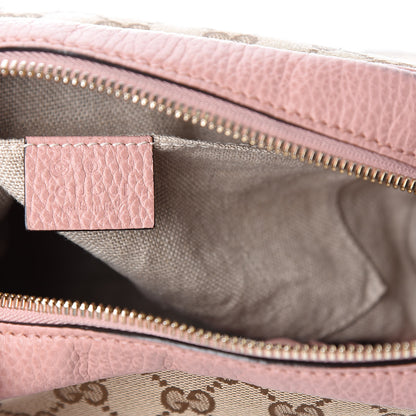 Gucci Monogram Mini Bree Messenger Bag Beige Soft Pink 8 of 14