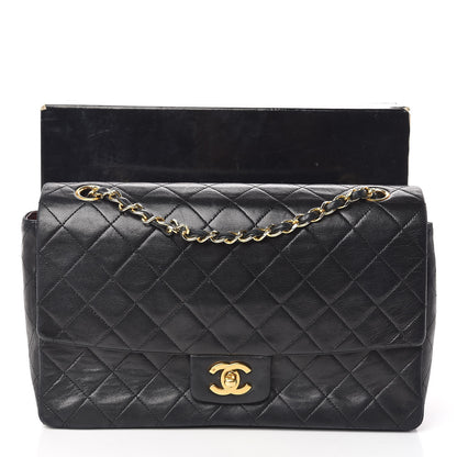 Chanel Lambskin Quilted Medium Single Flap Black 13 of 13