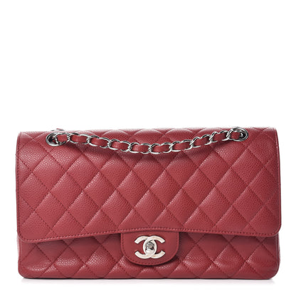 Chanel Caviar Quilted Medium Double Flap Red 1 of 19