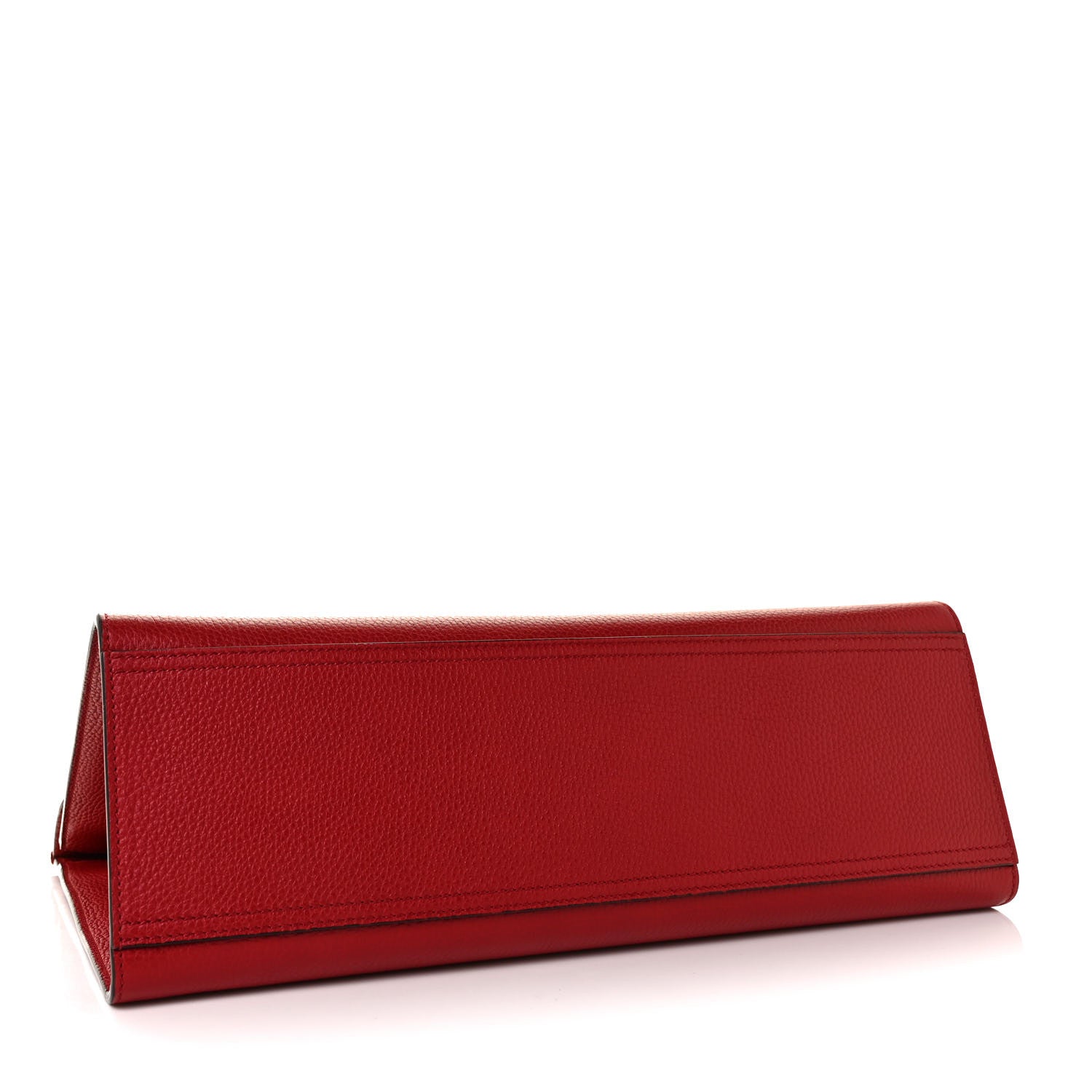 Gucci Calfskin Medium GG Marmont Top Handle Bag Vulcanic Red 4 of 9