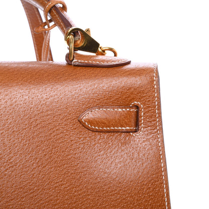 Hermes Peau Porc Sellier Kelly 32 Gold 18 of 47