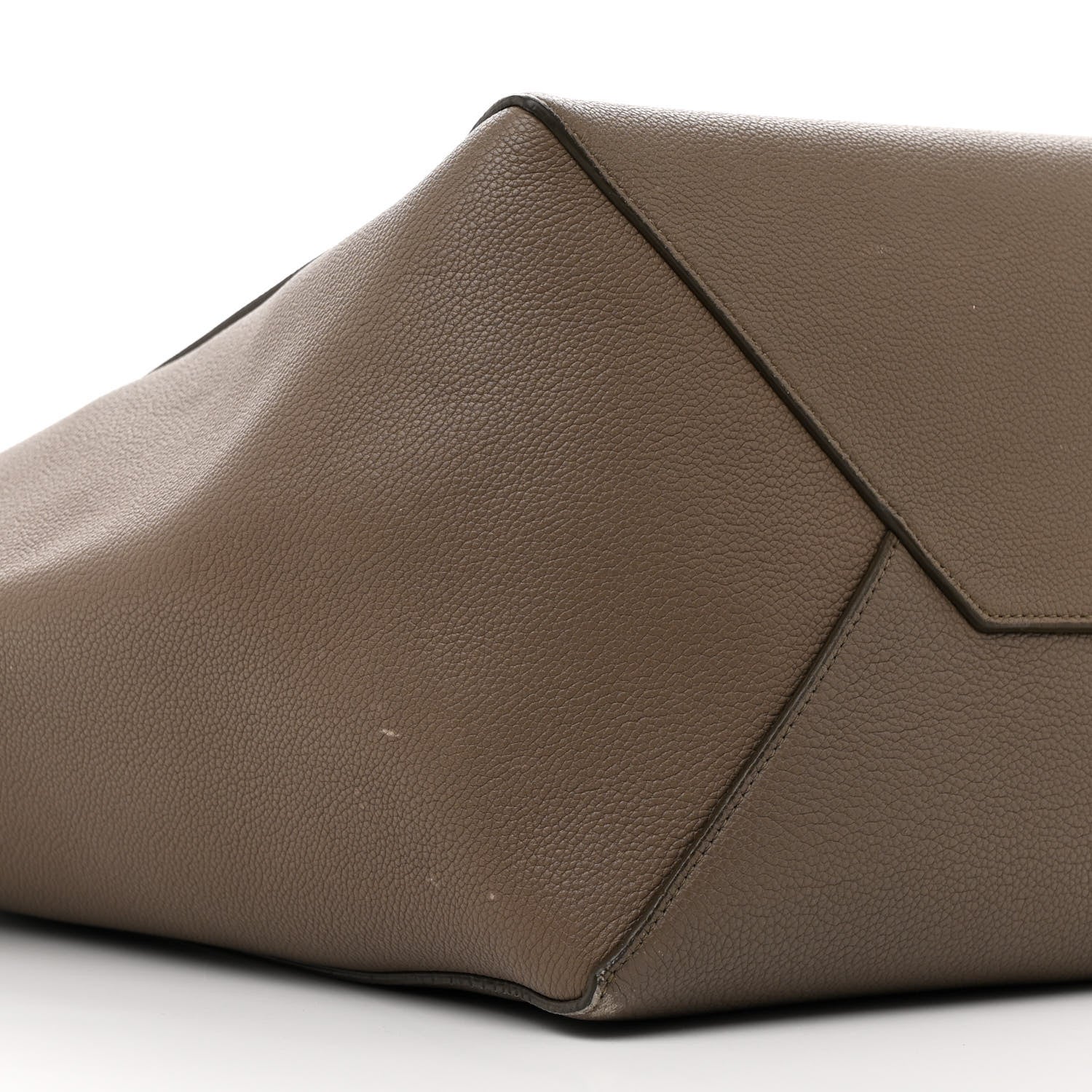 Celine Soft Grained Calfskin Medium Belt Cabas Phantom Taupe 10 of 12