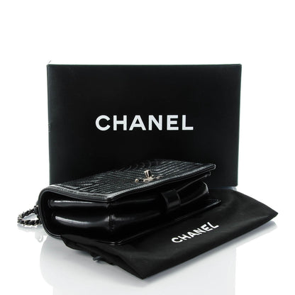 Chanel Glazed Calfskin Quilted Small Korean Garden Flap Black 4 of 8