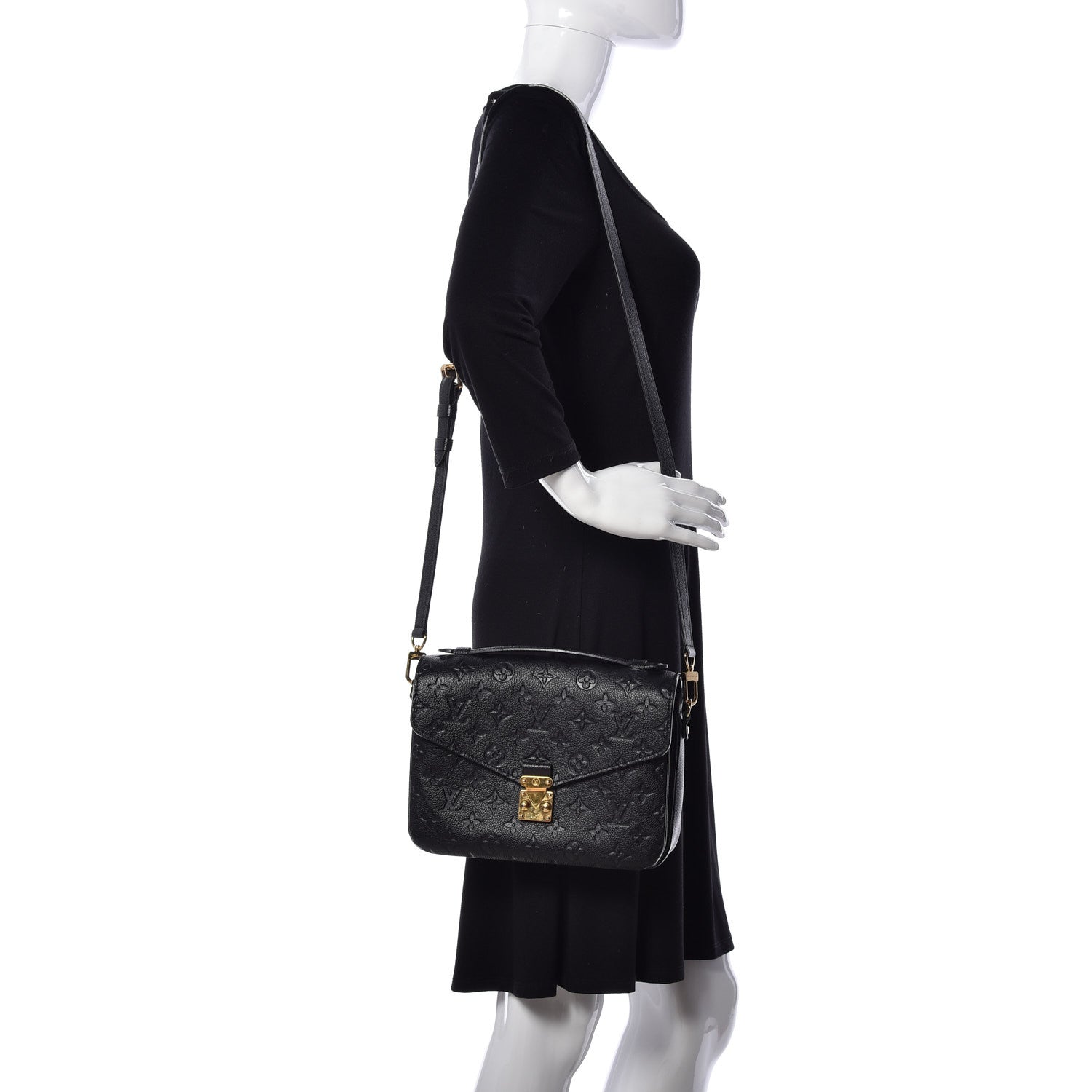 Louis Vuitton Empreinte Pochette Metis Black 2 of 14