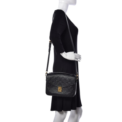 Louis Vuitton Empreinte Pochette Metis Black 2 of 14