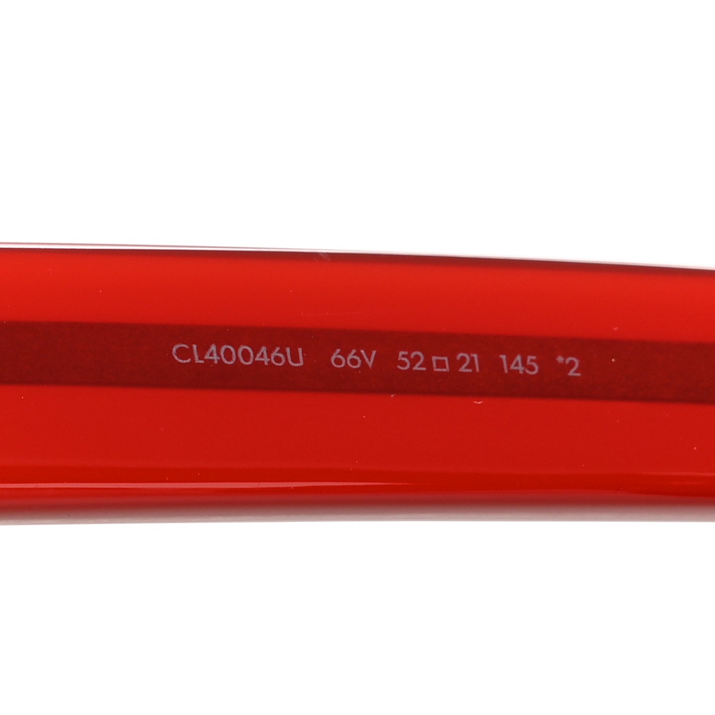 Acetate Sunglasses CL40046U Milky Red