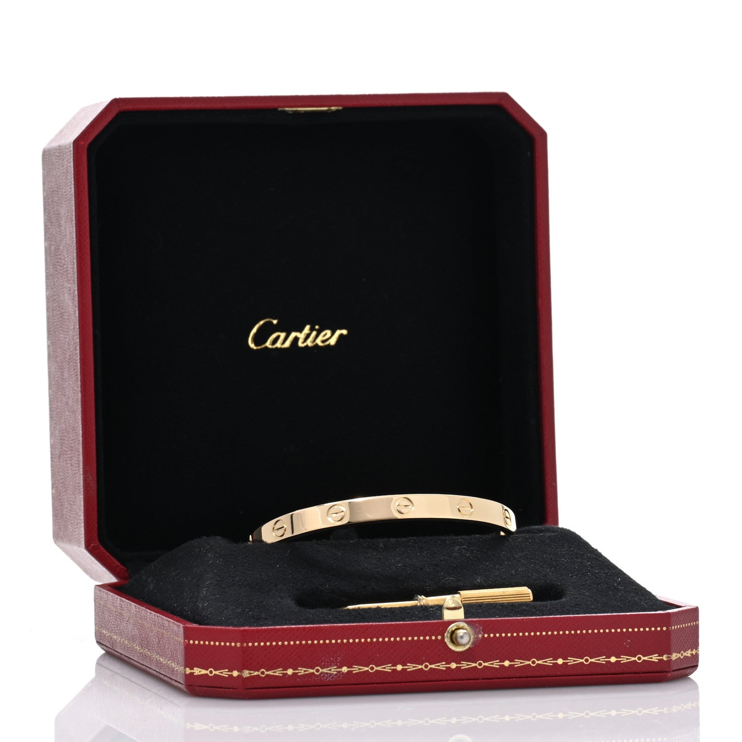 Cartier 18K Yellow Gold LOVE Bracelet 18 5 of 5