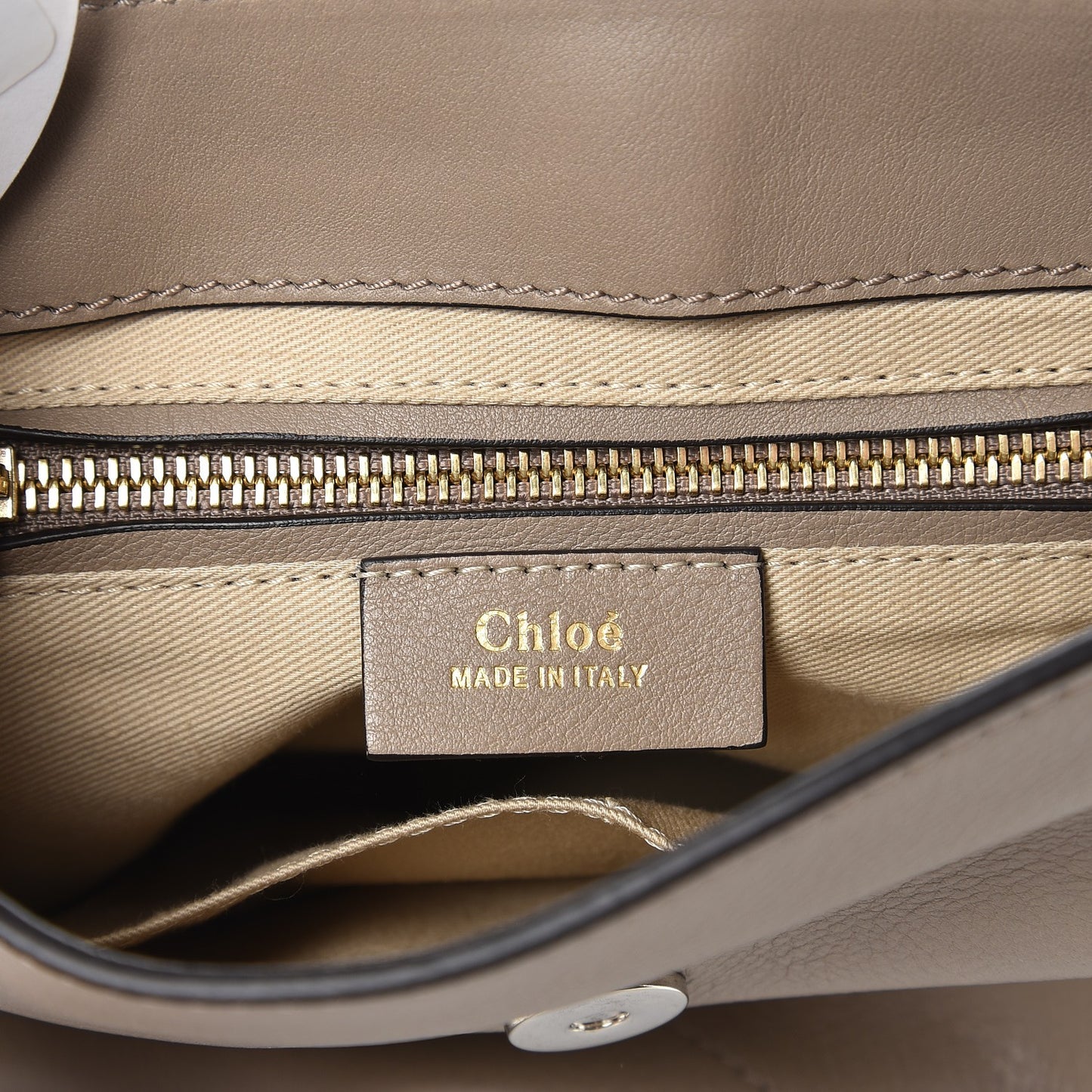 Suede Calfskin Small Faye Backpack Motty Grey