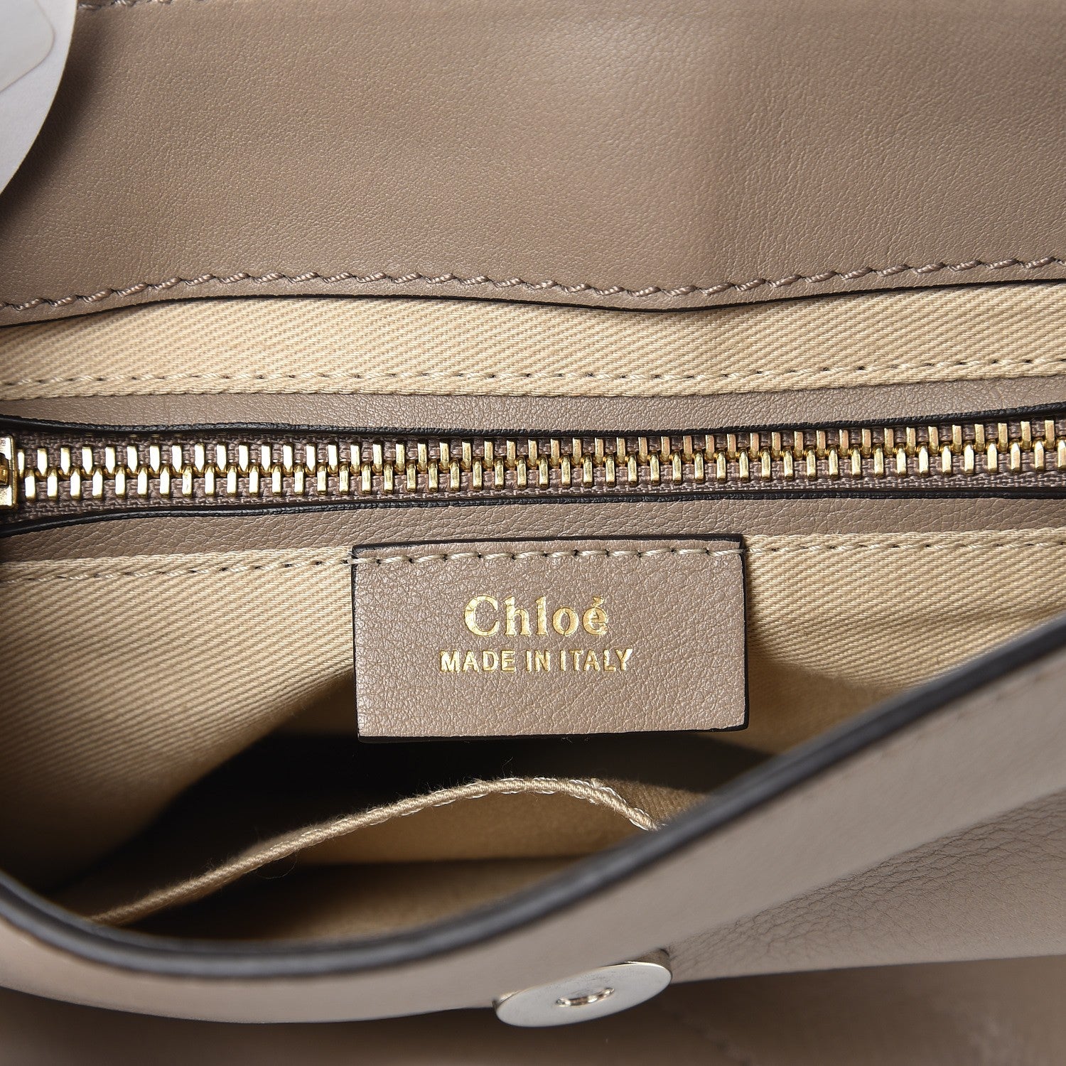 Chloe Suede Calfskin Small Faye Backpack Motty Grey 7 of 9