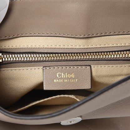 Chloe Suede Calfskin Small Faye Backpack Motty Grey 7 of 9
