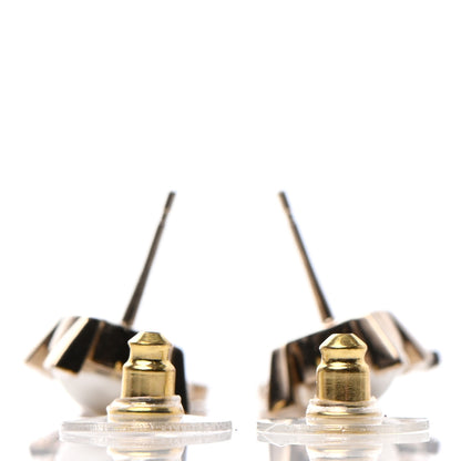 Chanel Crystal Pearl CC Drop Earrings Gold 3 of 4