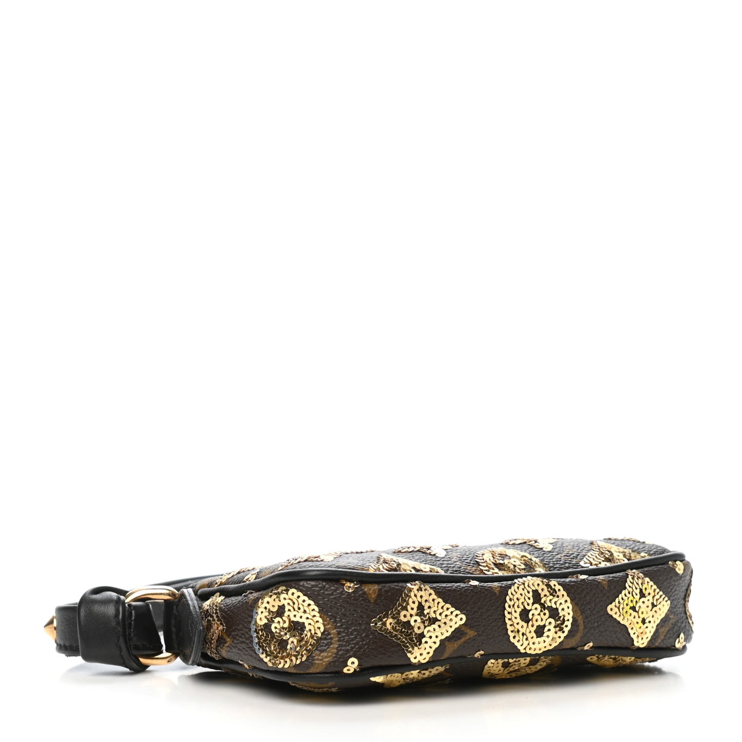 Monogram Sequins Eclipse Mini Pochette Gold