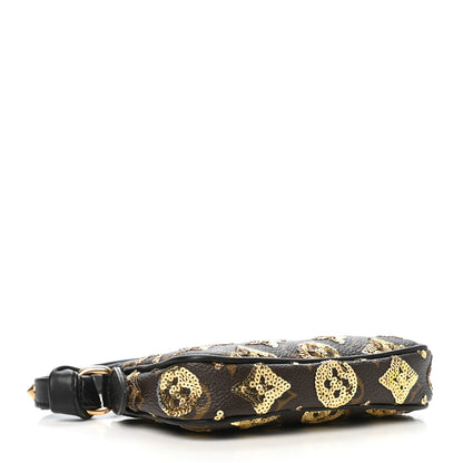 Louis Vuitton Monogram Sequins Eclipse Mini Pochette Gold 4 of 8