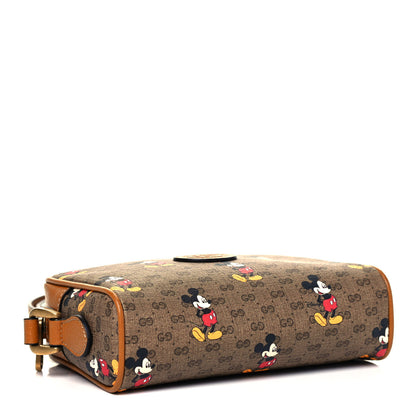 Gucci X DISNEY Mini Vintage GG Supreme Monogram Mickey Mouse Shoulder Bag Beige Vintage Sun Oil 4 of 10