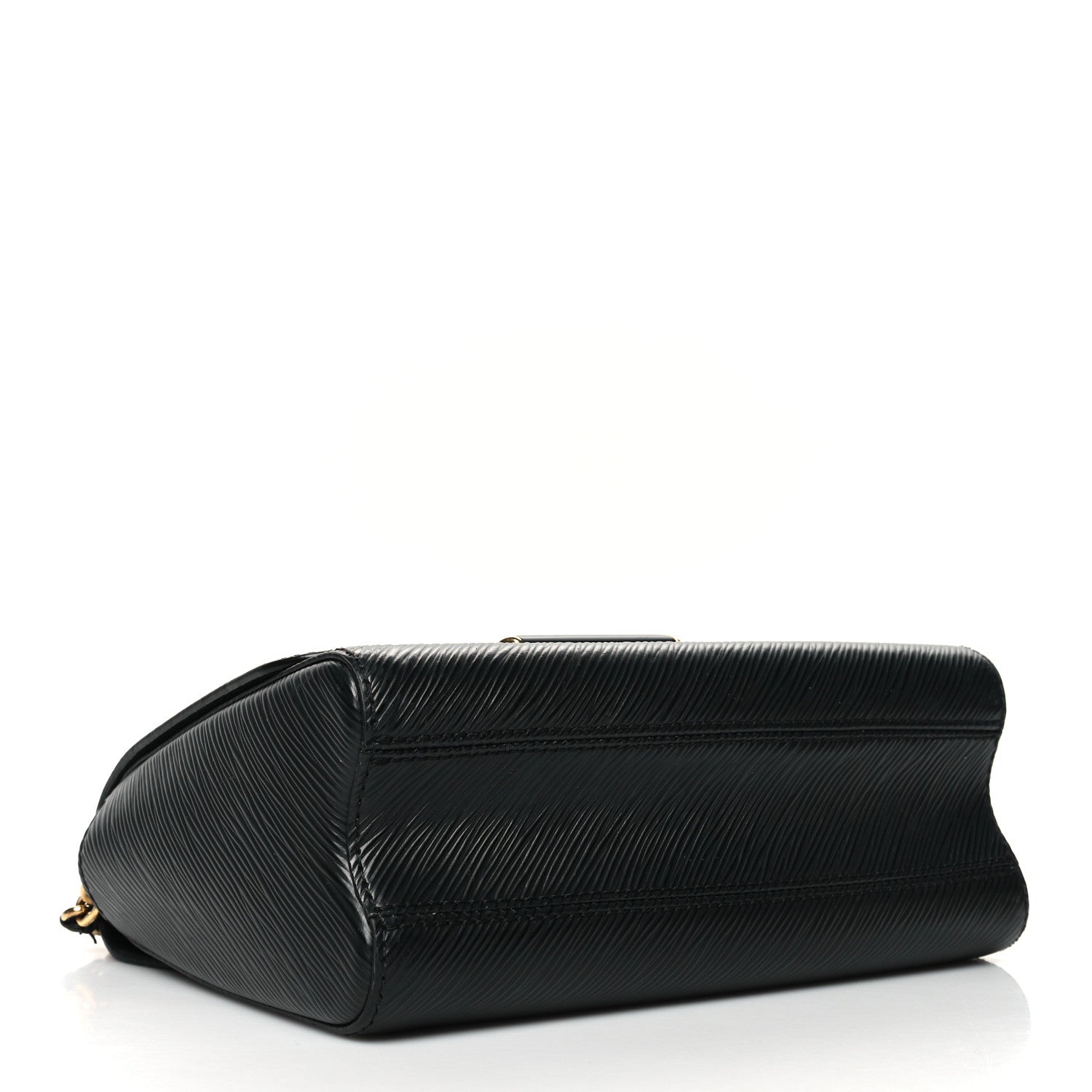Louis Vuitton Epi Twist Shoulder Bag MM Matte Black Gold 4 of 10