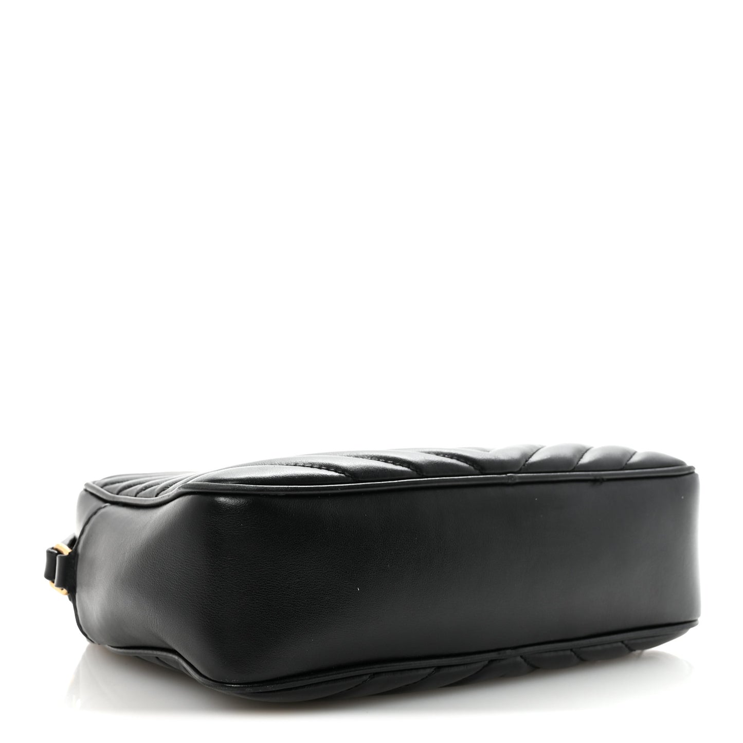 Calfskin Matelasse Monogram Lou Camera Bag Black