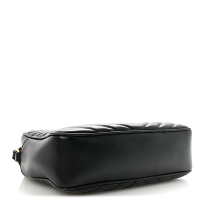 Saint Laurent Calfskin Matelasse Monogram Lou Camera Bag Black 4 of 10