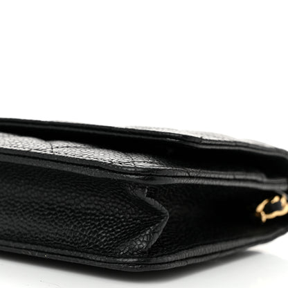 Chanel Caviar Quilted Wallet on Chain WOC Black 11 of 11