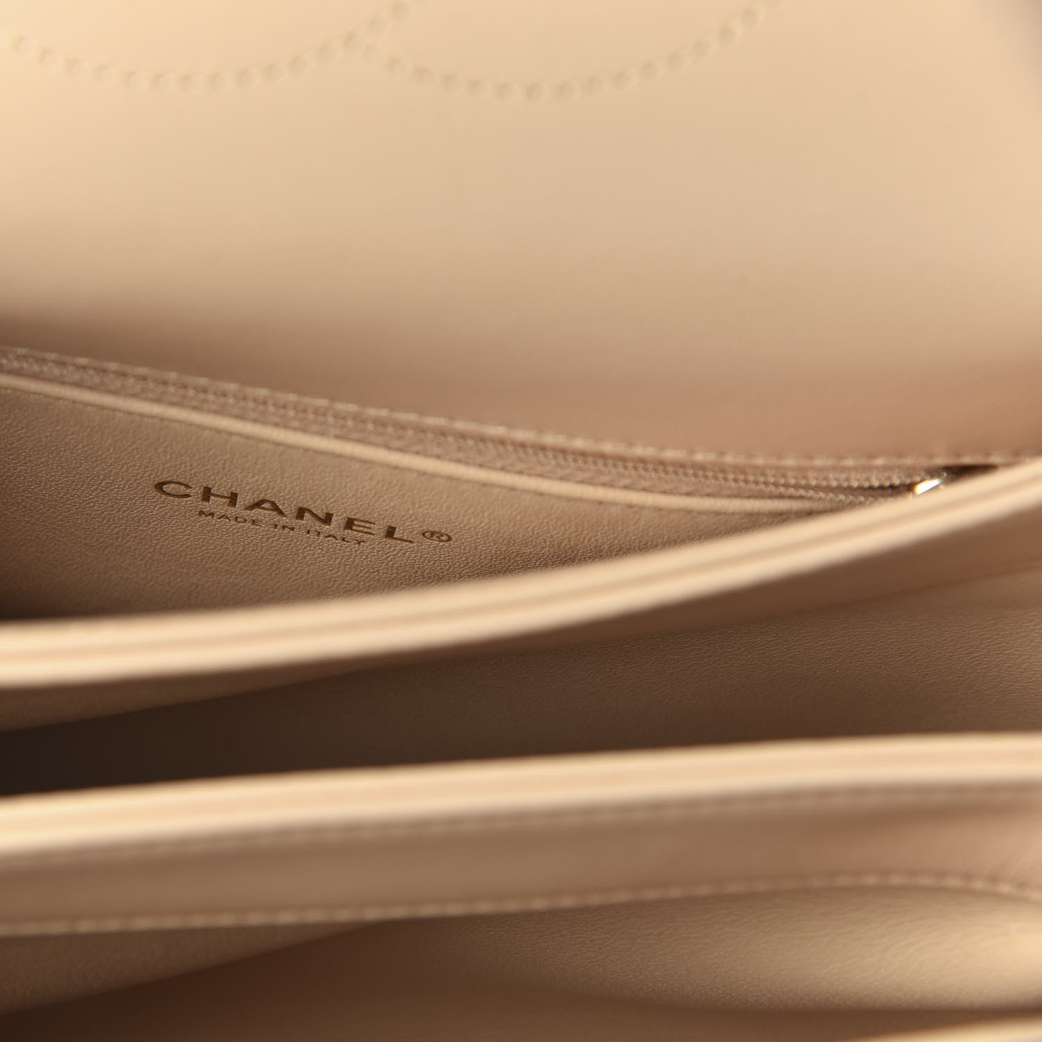 Chanel Lambskin Quilted Small Trendy CC Dual Handle Flap Bag Beige 8 of 11