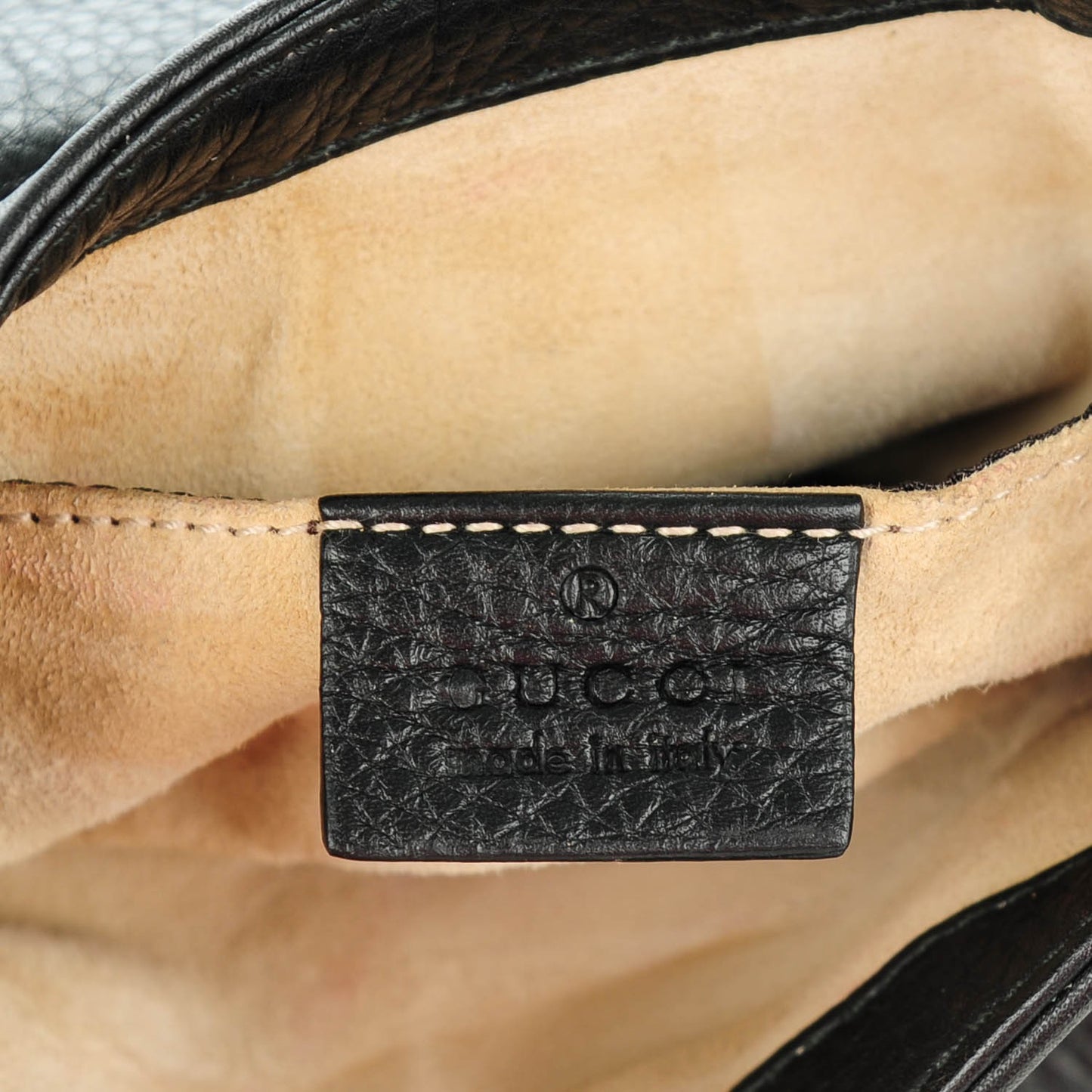 Pebbled Calfskin Small 1973 Chain Shoulder Bag Black