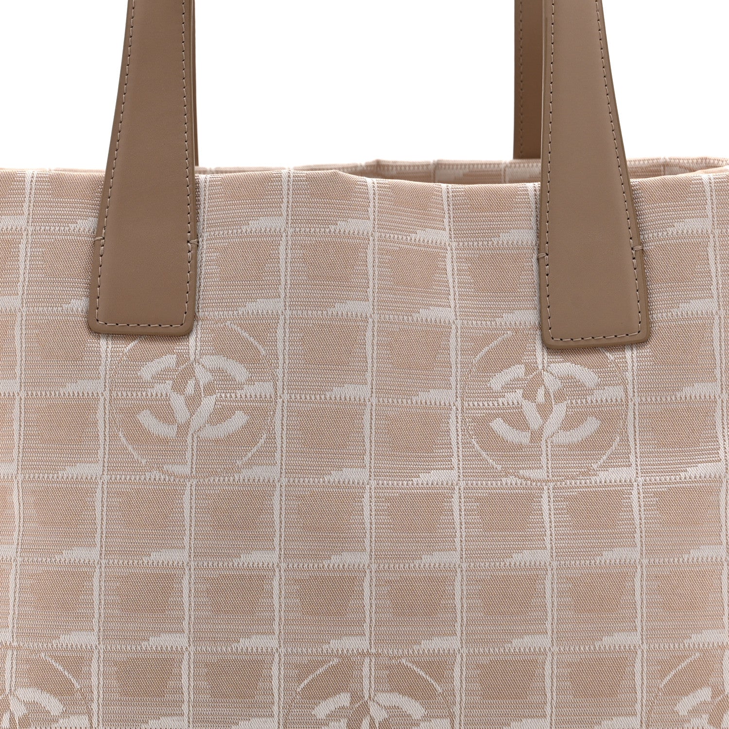 Chanel Nylon Small Travel Tote Beige 7 of 10