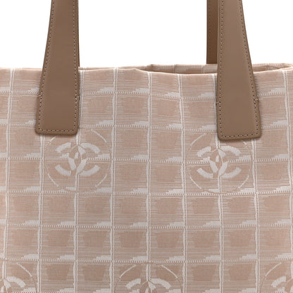 Chanel Nylon Small Travel Tote Beige 7 of 10