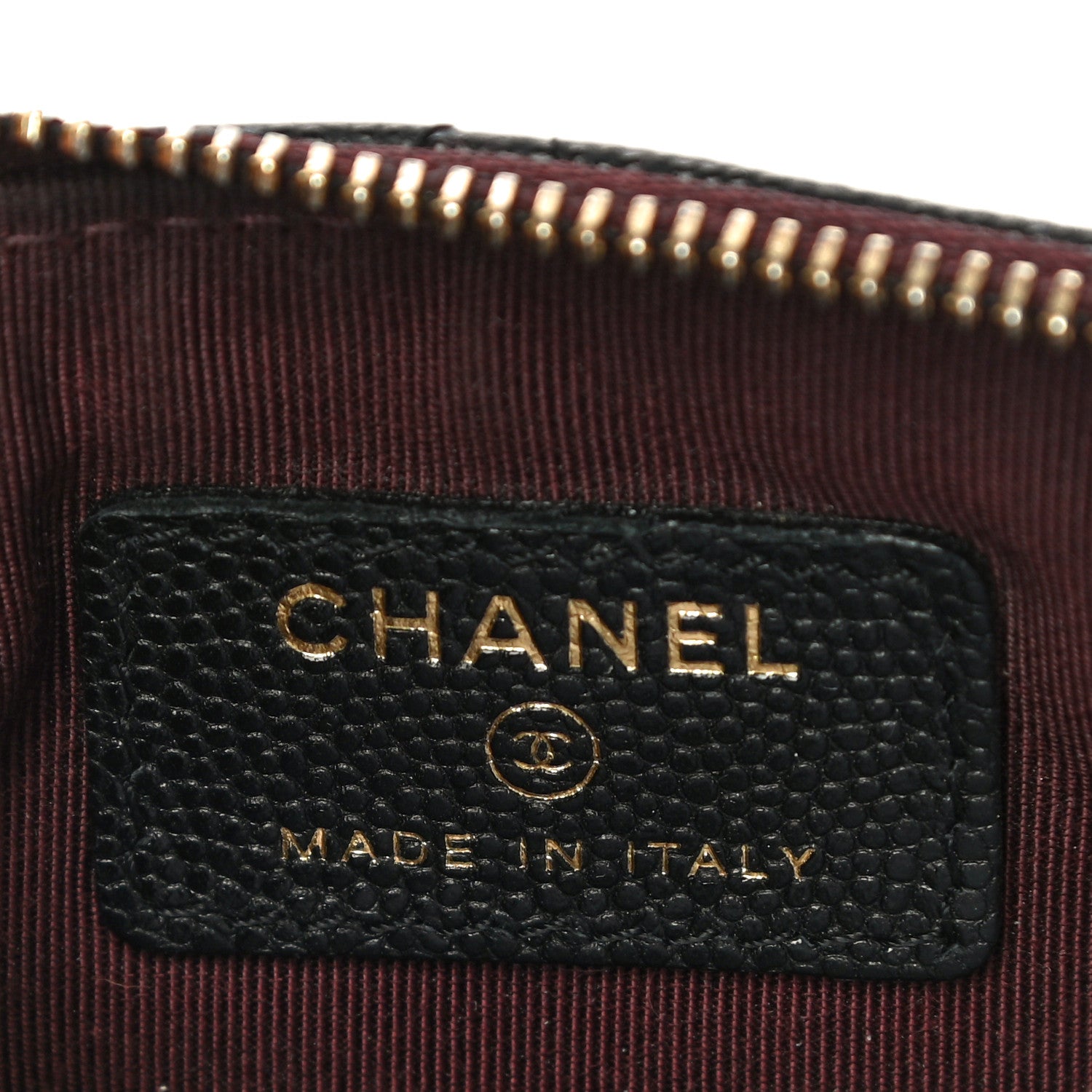 Chanel Caviar Quilted Small Cosmetic Case Black 6 of 12