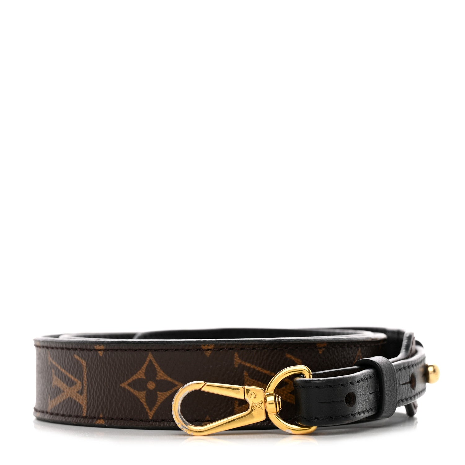 Louis Vuitton Monogram Bandouliere Shoulder Strap XL Black 2 of 5