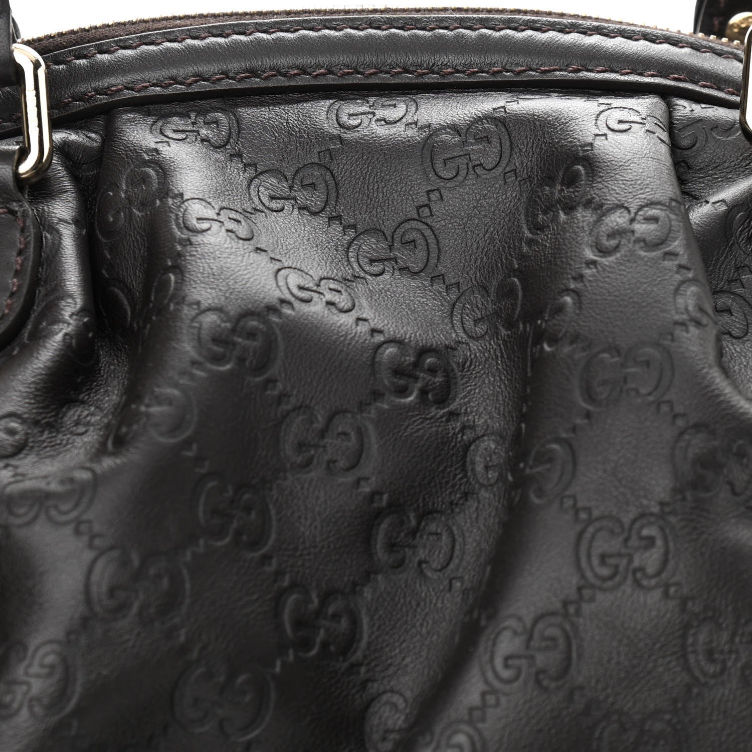 Gucci Guccissima Medium Sukey Boston Chocolate 7 of 9