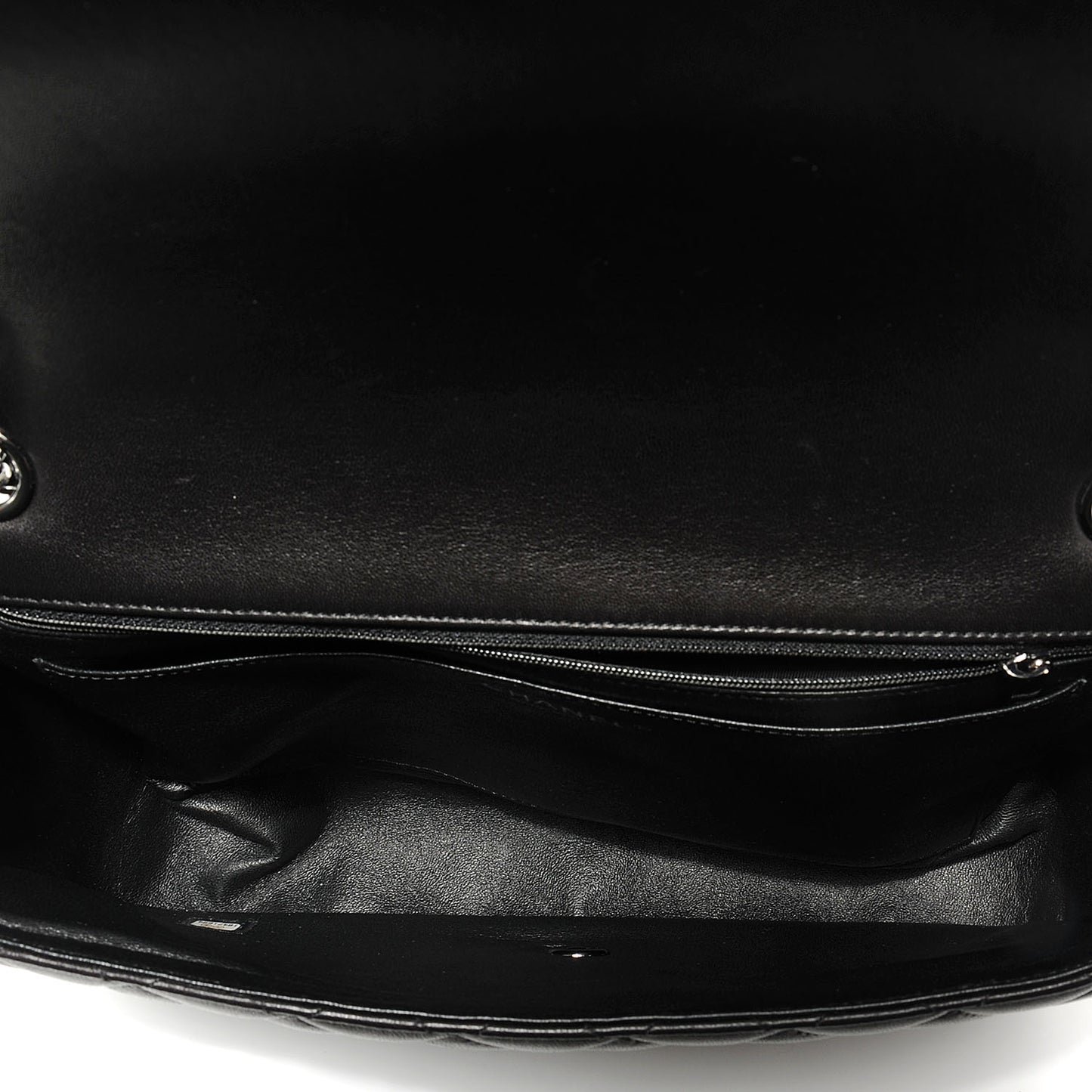 Lambskin Quilted Jumbo Classic Twist Flap Bag Black Bordeaux