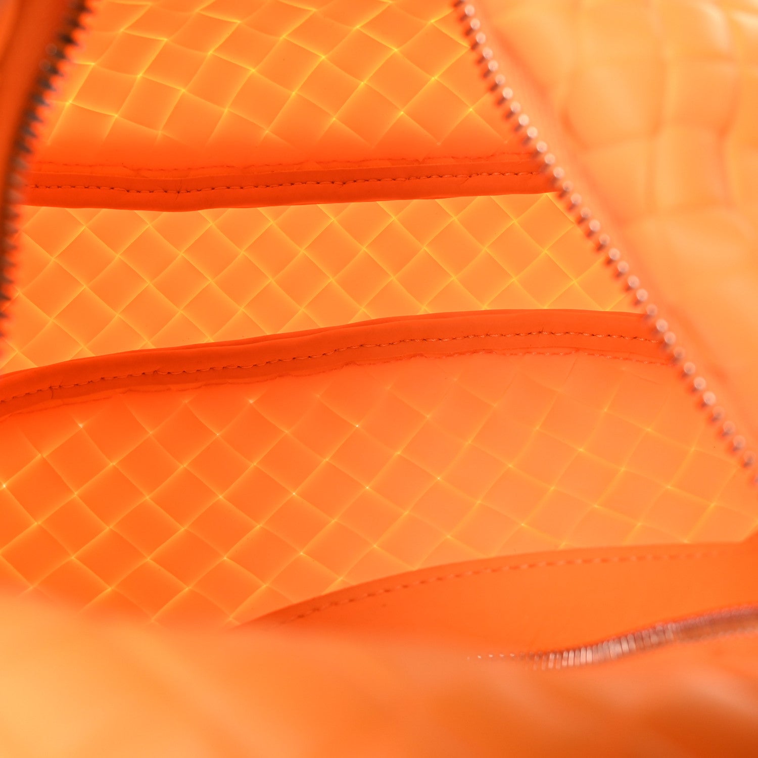 Bottega Veneta Rubber Intreccio Padded Mini Jodie Tangerine 4 of 9