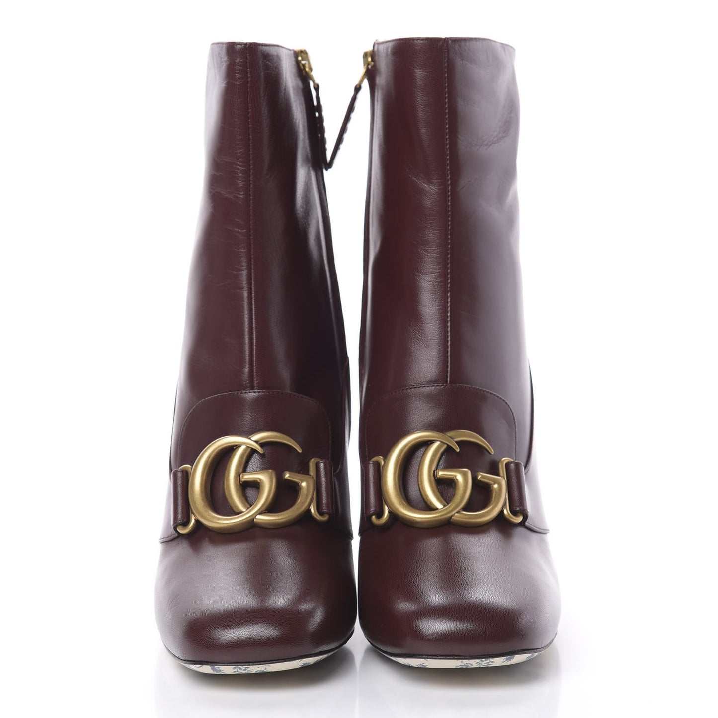 Malaga Kid GG Victoire 95mm Ankle Boots 40 Vintage Bordeaux