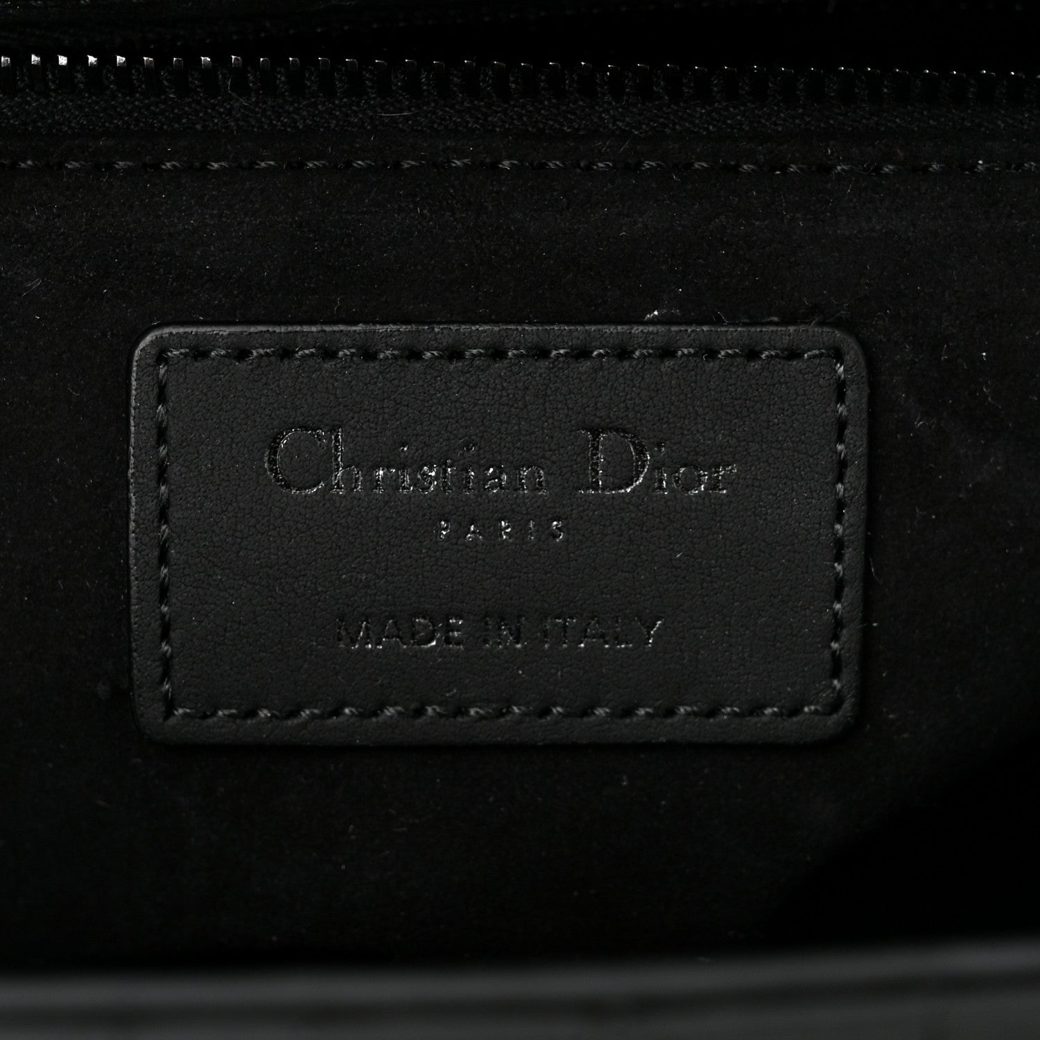 Christian Dior Ultra Matte Calfskin Cannage Medium Lady Dior Black 6 of 11