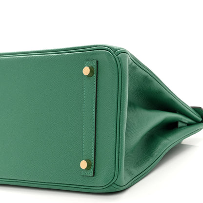 Hermes Epsom Birkin 30 Vert Jade 10 of 11