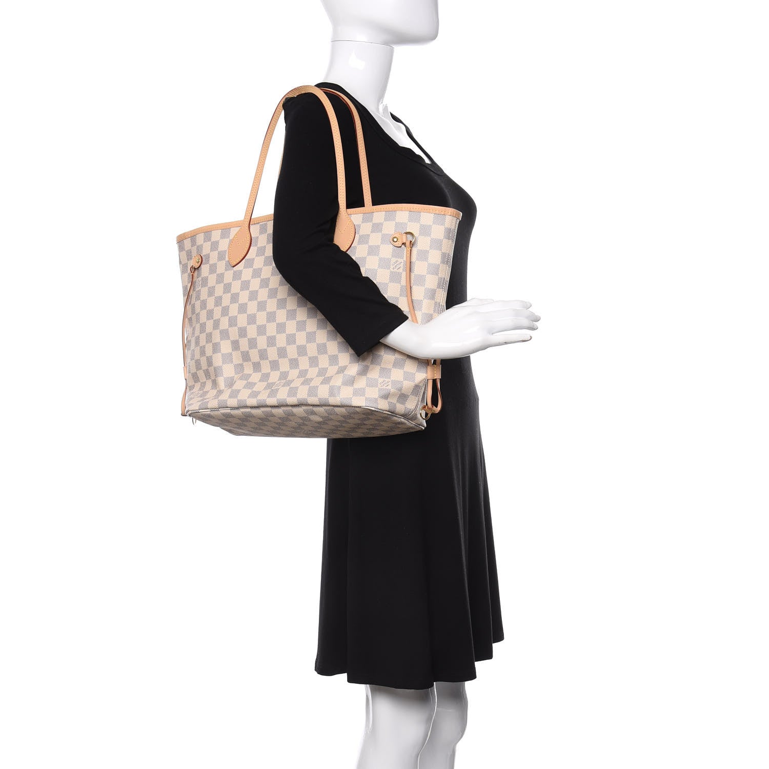 Louis Vuitton Damier Azur Neo Neverfull MM 2 of 10