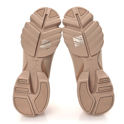 Christian Dior Neoprene Rubber Womens D-Connect Sneakers 40 Nude 7 of 12