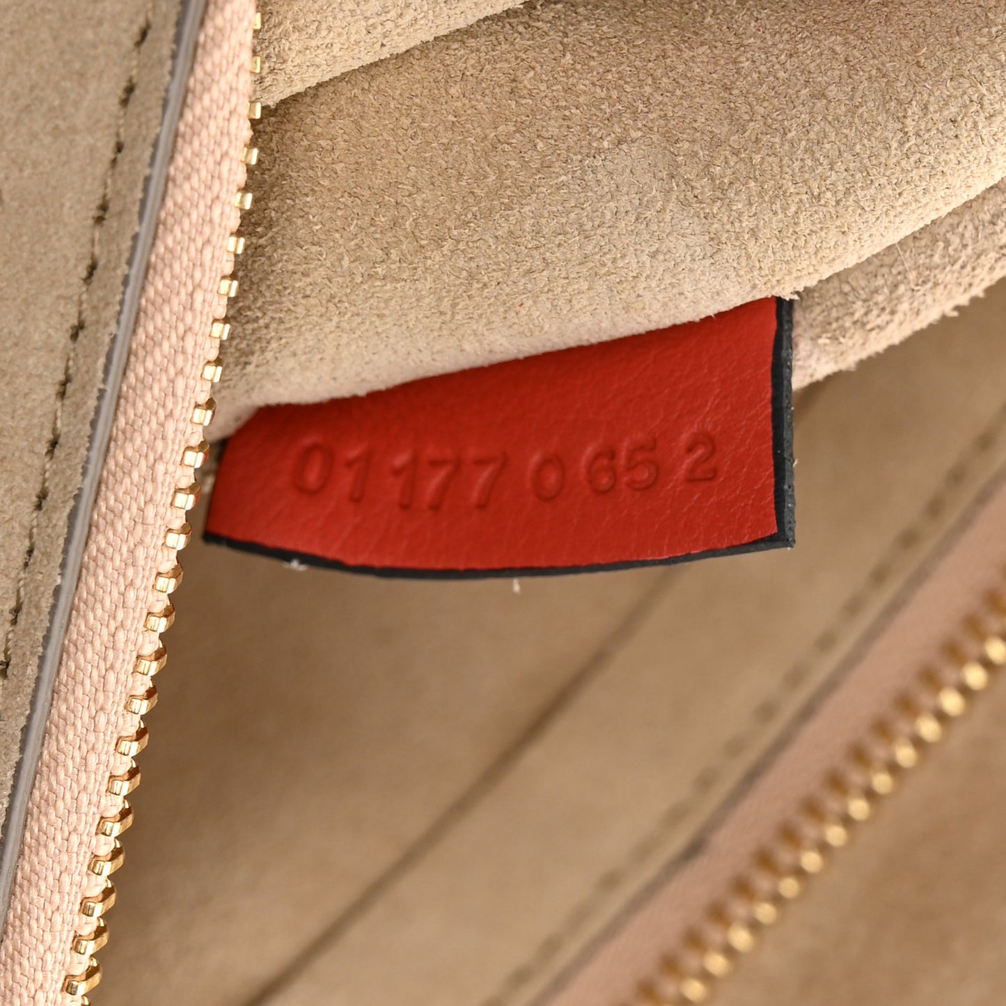 Calfskin Suede Medium Faye Shoulder Bag Sepia Red