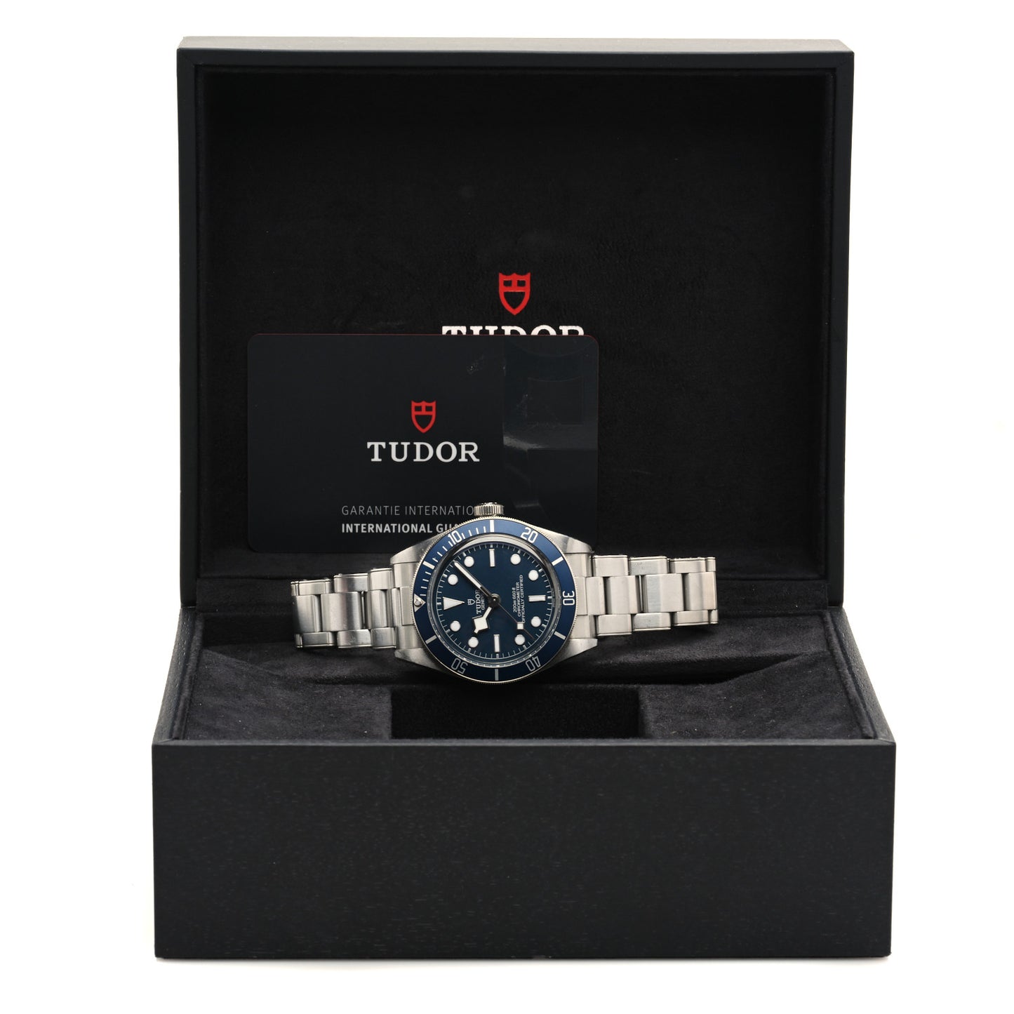 Stainless Steel 39mm Black Bay Fifty Eight Automatic Watch Blue 79030B