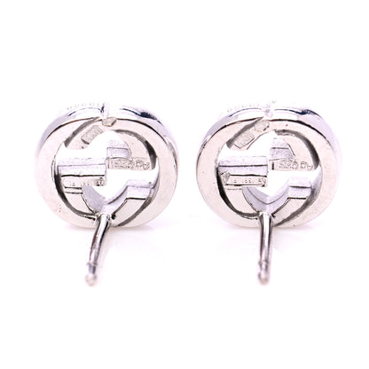 Gucci Sterling Silver Interlocking GG Stud Earrings 5 of 6