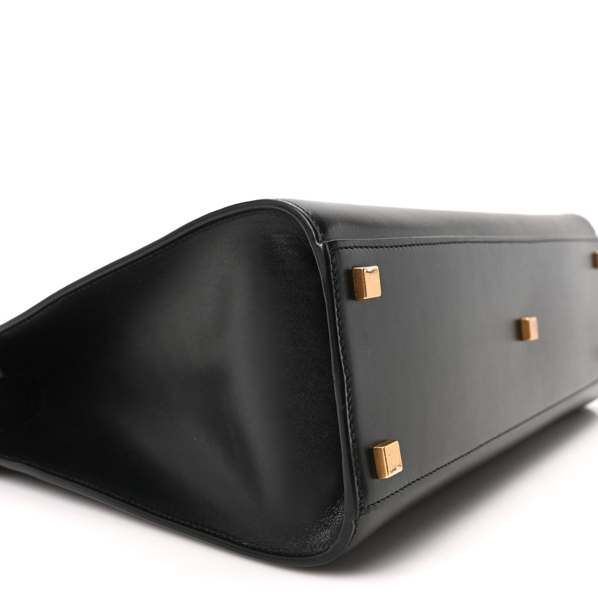 Saint Laurent Calfskin Small Manhattan Shopper Tote Black 9 of 10