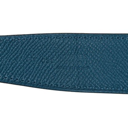 Hermes Epsom 32mm Belt Strap 85 Deep Bleu Bleu Izmir 4 of 5