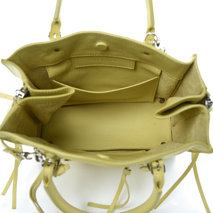 Balenciaga Calfskin Papier Mini A4 Jaune Poussin 5 of 16