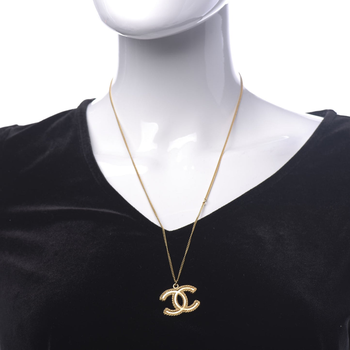 CC Necklace Matte Gold