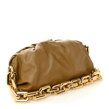 Bottega Veneta Calfskin The Pouch Chain Moutarde 3 of 10