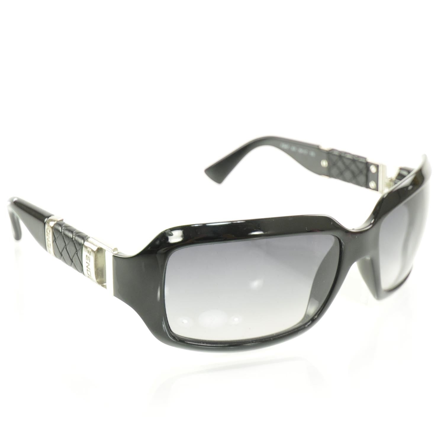 Fendi Woven Sunglasses FS477 Black 1 of 7