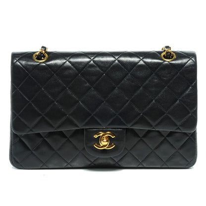 Chanel Lambskin Medium Double Flap Black 1 of 6