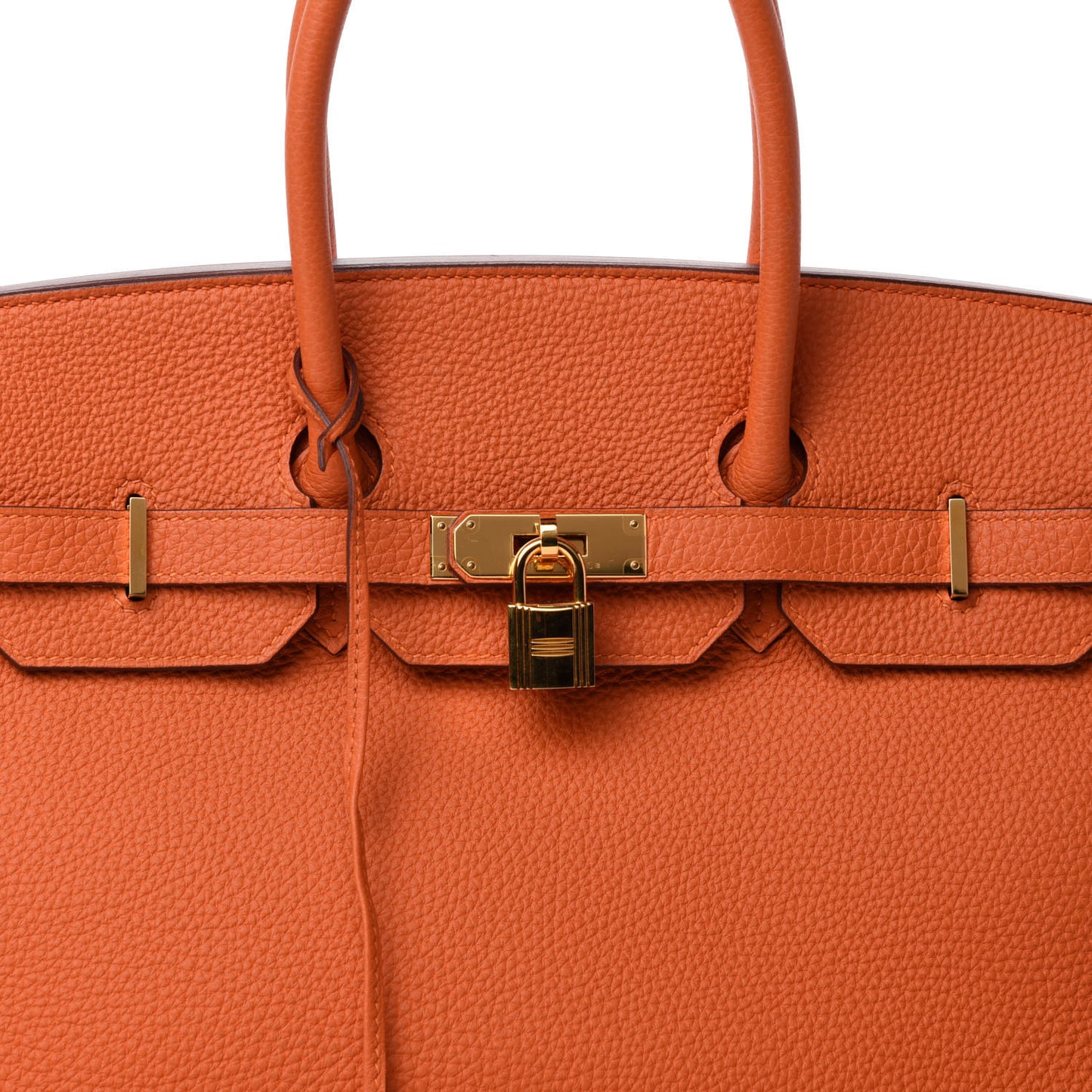 Togo Birkin 35 Orange