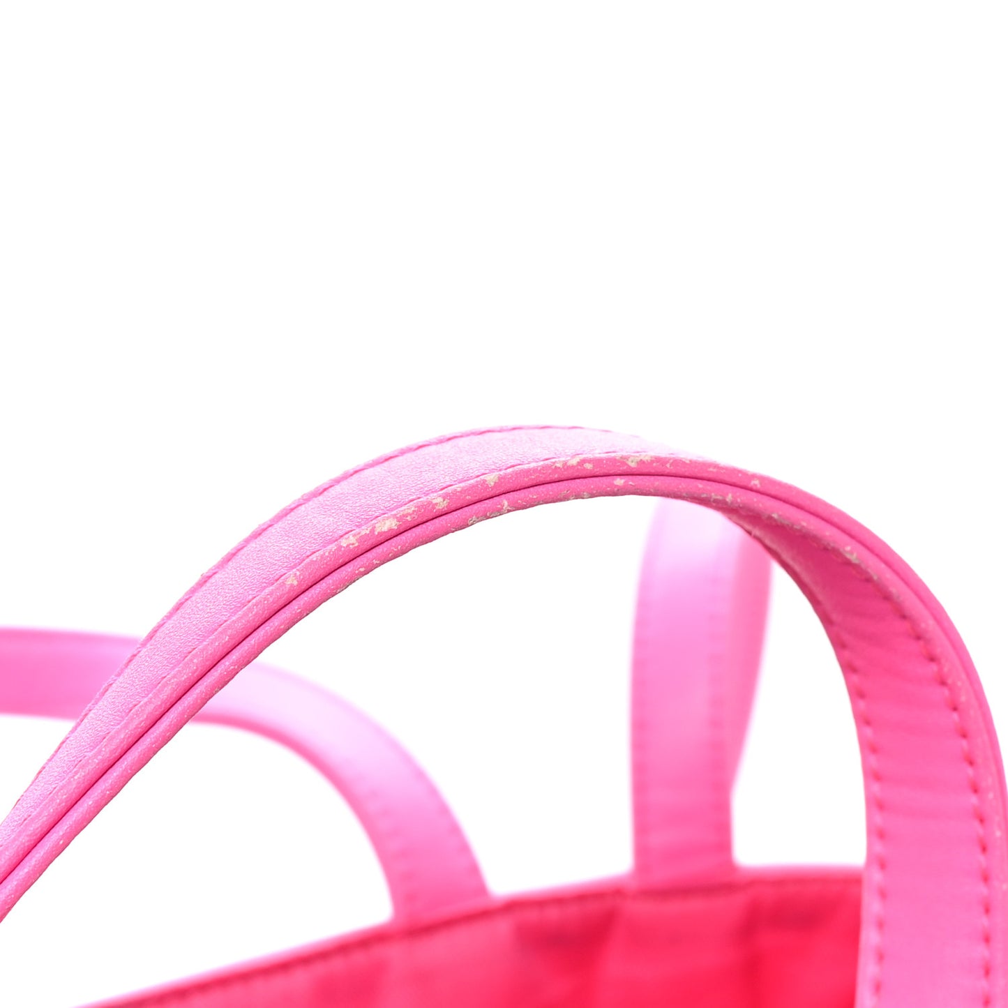 Vegan Leather Medium Shopping Bag Azalea